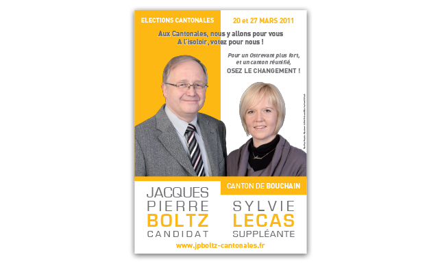 Jacques Pierre Boltz - Élections cantonales