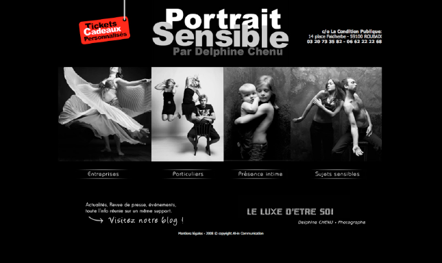 Portrait Sensible - Photographes