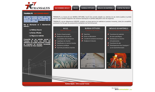 Transalys - Construction ferroviaire